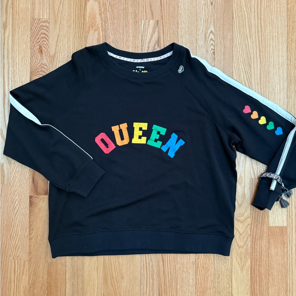 Alice + Olivia BIG FEELINGS RARE Pride Limited Edition Rainbow QUEEN Size L